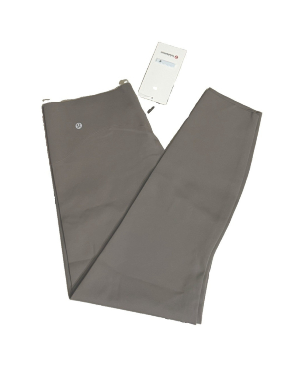 LULULEMON Glow Up Super High Rise Tight 25" warm Ash Grey Color Size 14 NWT